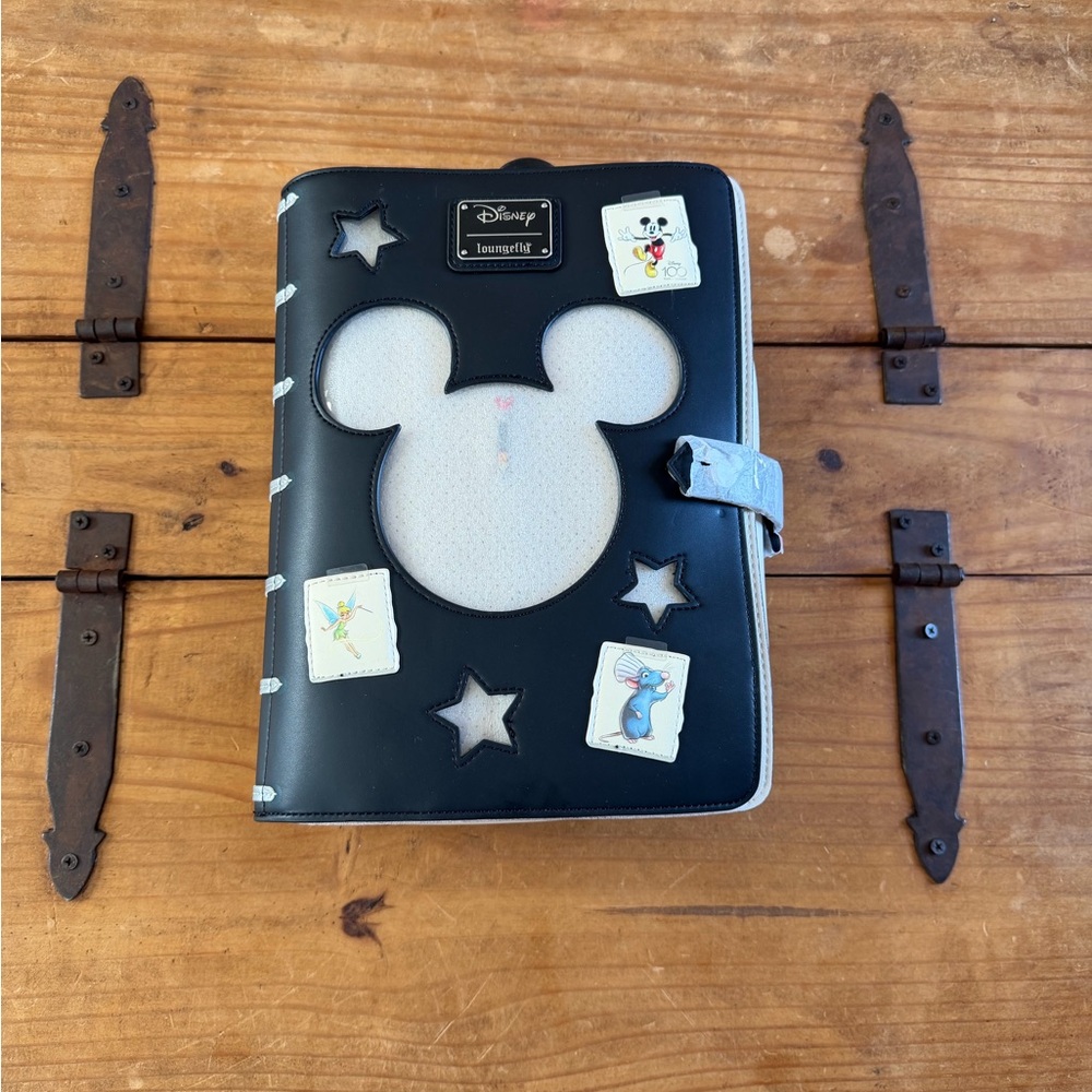 Loungefly Disney100 Sketchbook Pin Collector Backpack NWT